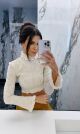 Imagem adicional 0 do item Cropped Malha Cru Antonella - Cloude