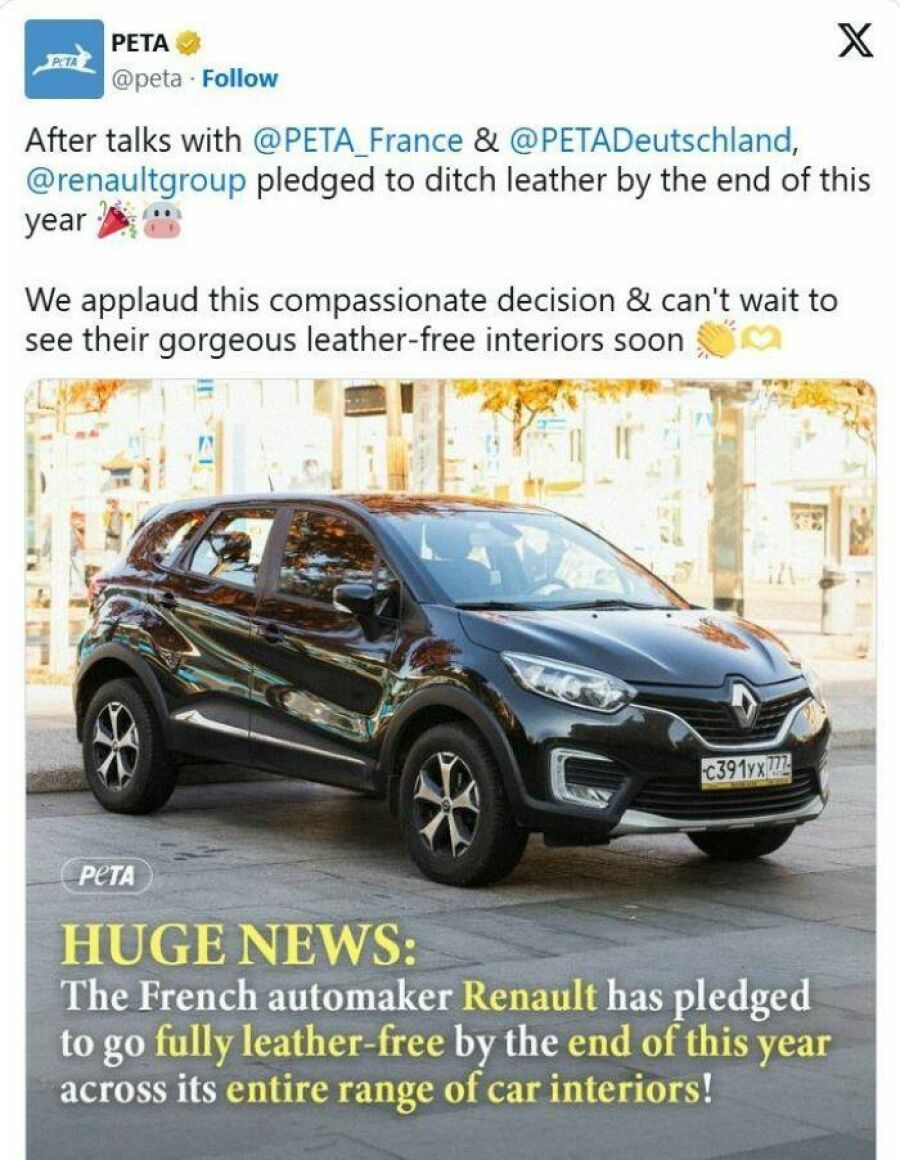 Image The decision was driven after discussions with PETA France and Germany, reinforcing the brand's ethical commitment