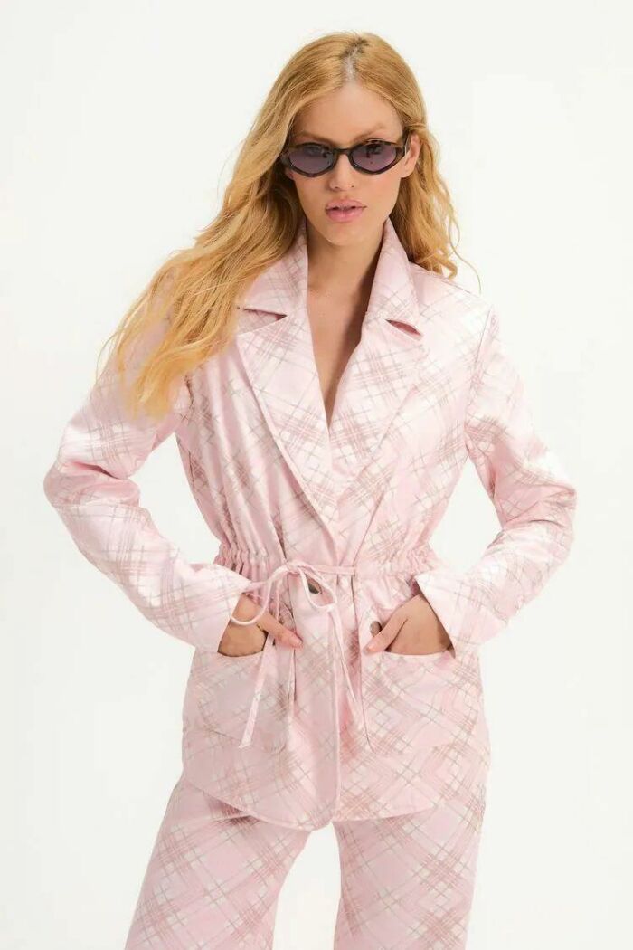 Imagem de Blazer Irina Xadrez Paris Le Blog