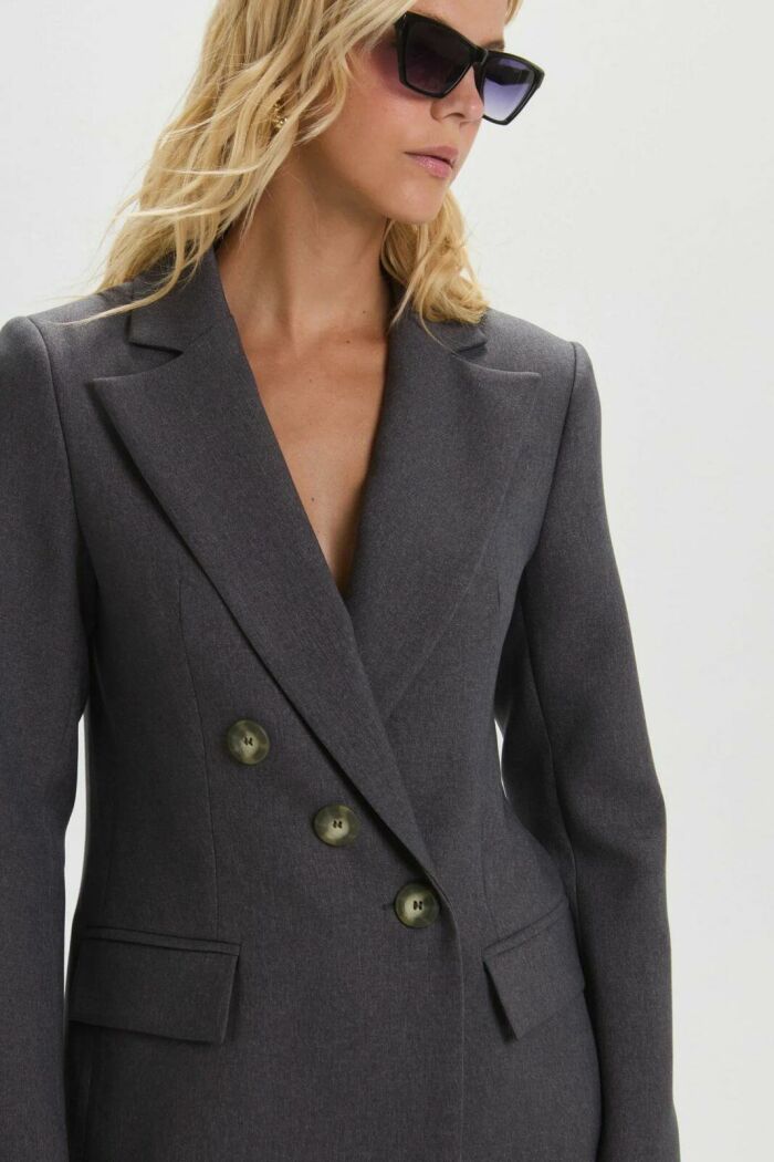 Imagem de Blazer Úrsula Cinza Rock Le Blog