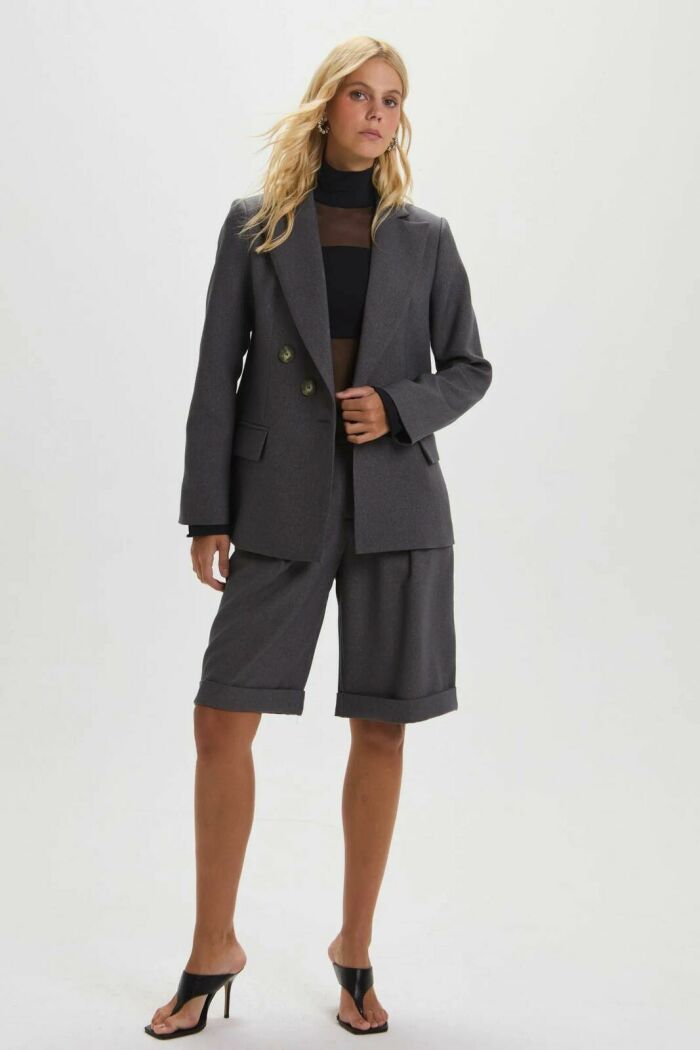 Imagem de Blazer Úrsula Cinza Rock Le Blog