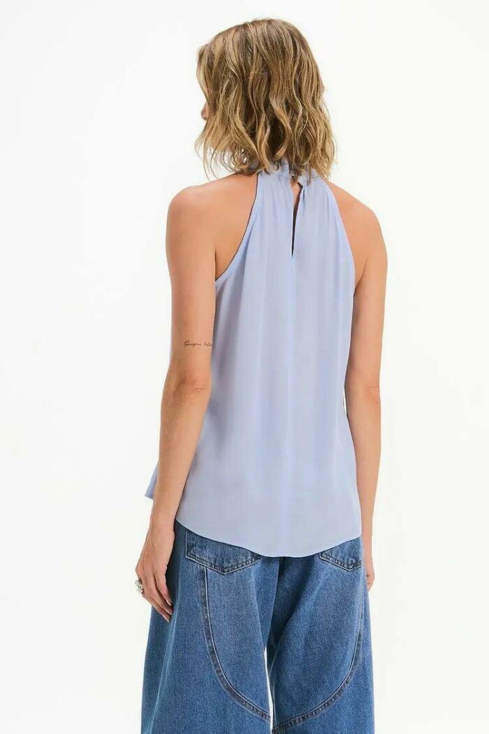 Imagem de Blusa Amanda Azul Ciel Le Blog