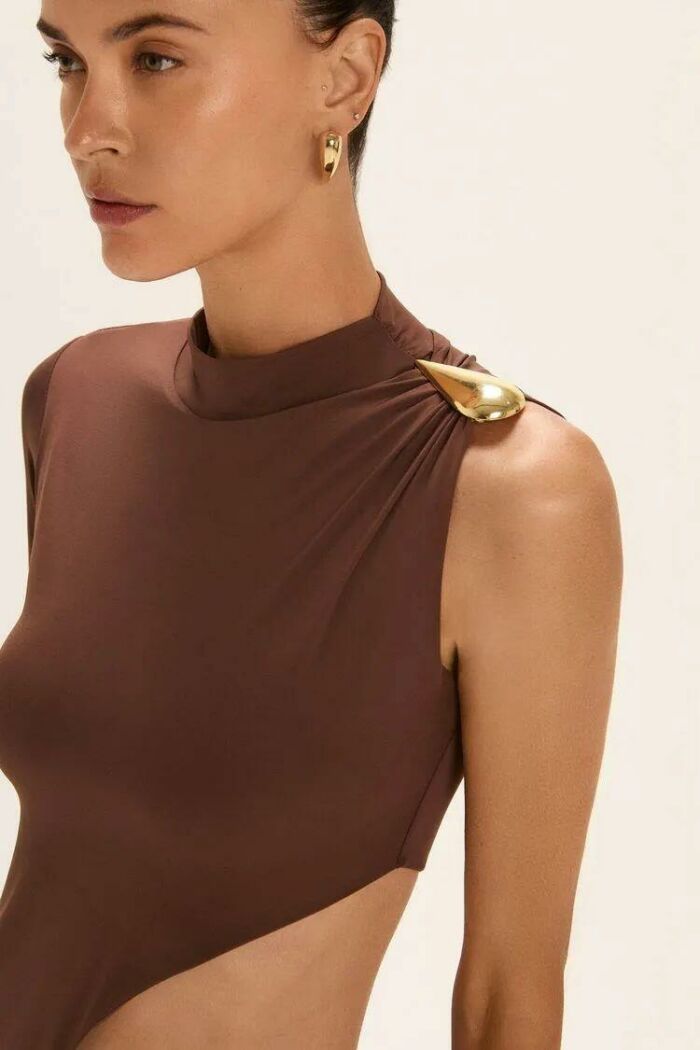 Imagem de Blusa Anny Marrom Coffee Le Blog