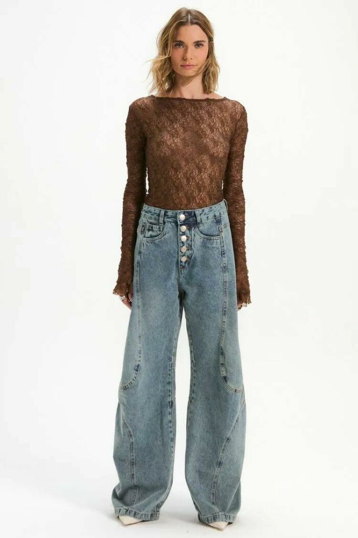 Imagem de Blusa Bianca Marrom Pareô