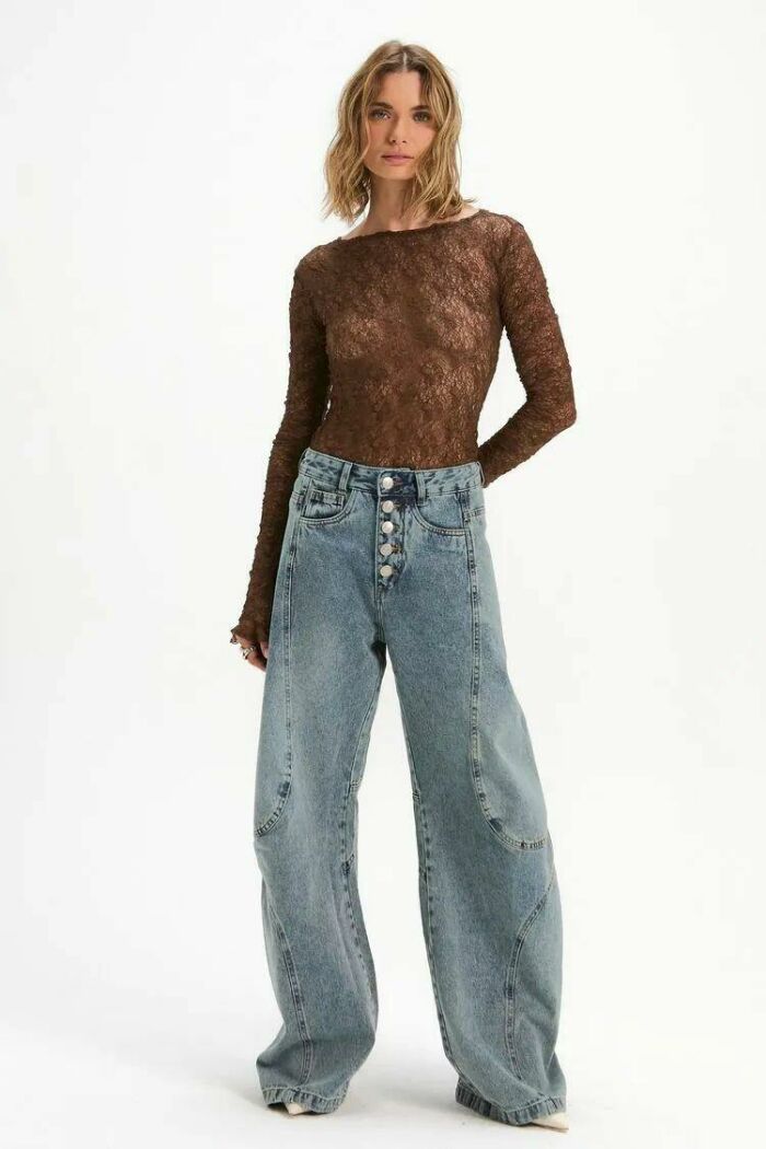 Imagem de Blusa Bianca Marrom Pareô