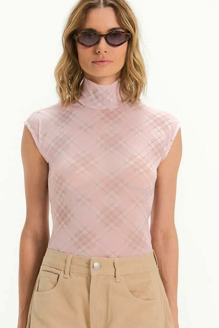 Imagem de Blusa Irina Xadrez Paris Le Blog