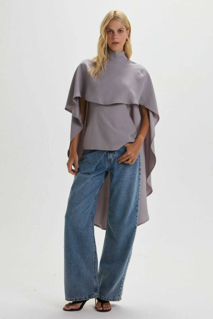 Imagem de Blusa Jade Cinza Steel Le Blog