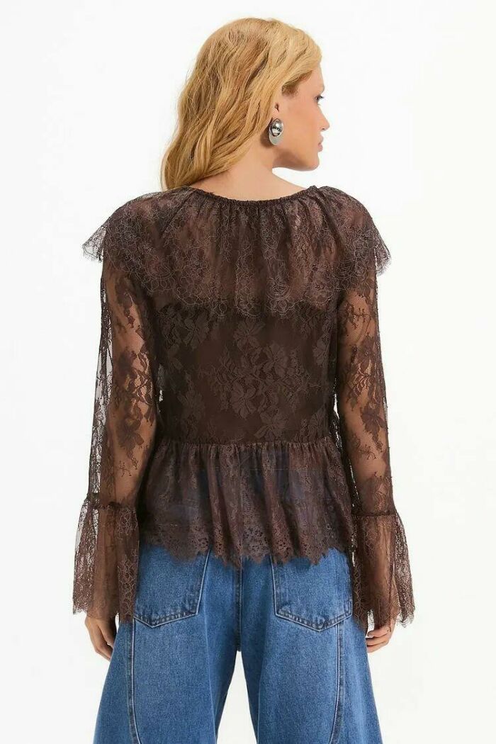 Imagem de Blusa Julie Marrom Pareô Le Blog