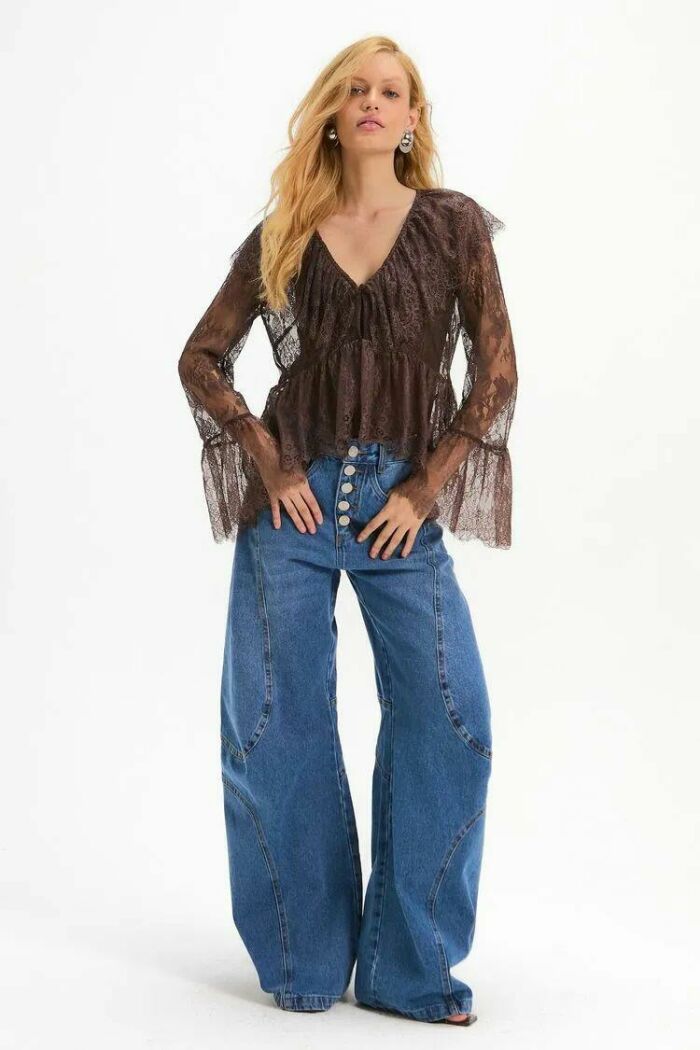 Imagem de Blusa Julie Marrom Pareô Le Blog