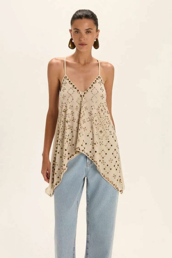 Imagem de Blusa Lilian Champagne Le Blog