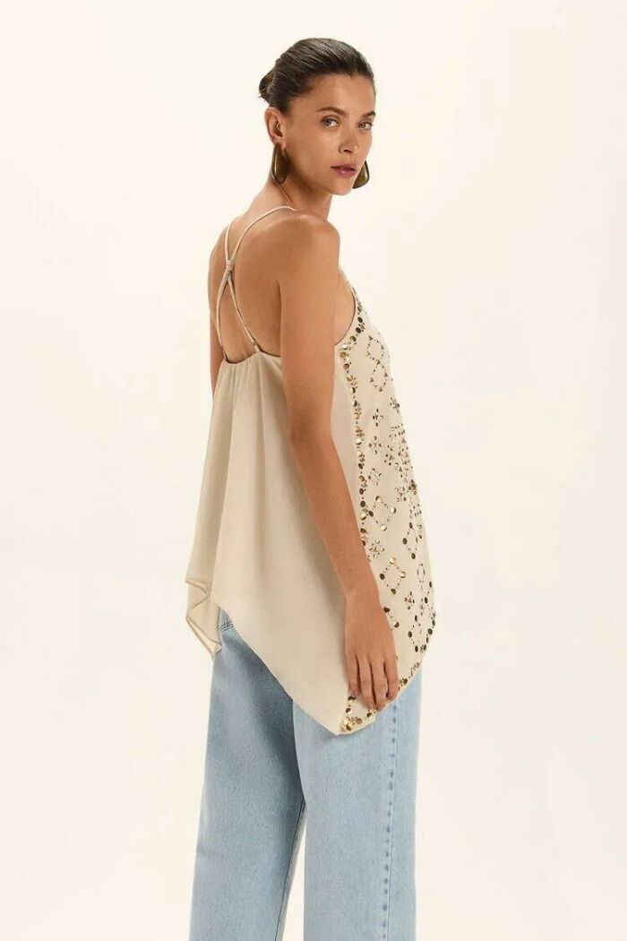 Imagem de Blusa Lilian Champagne Le Blog