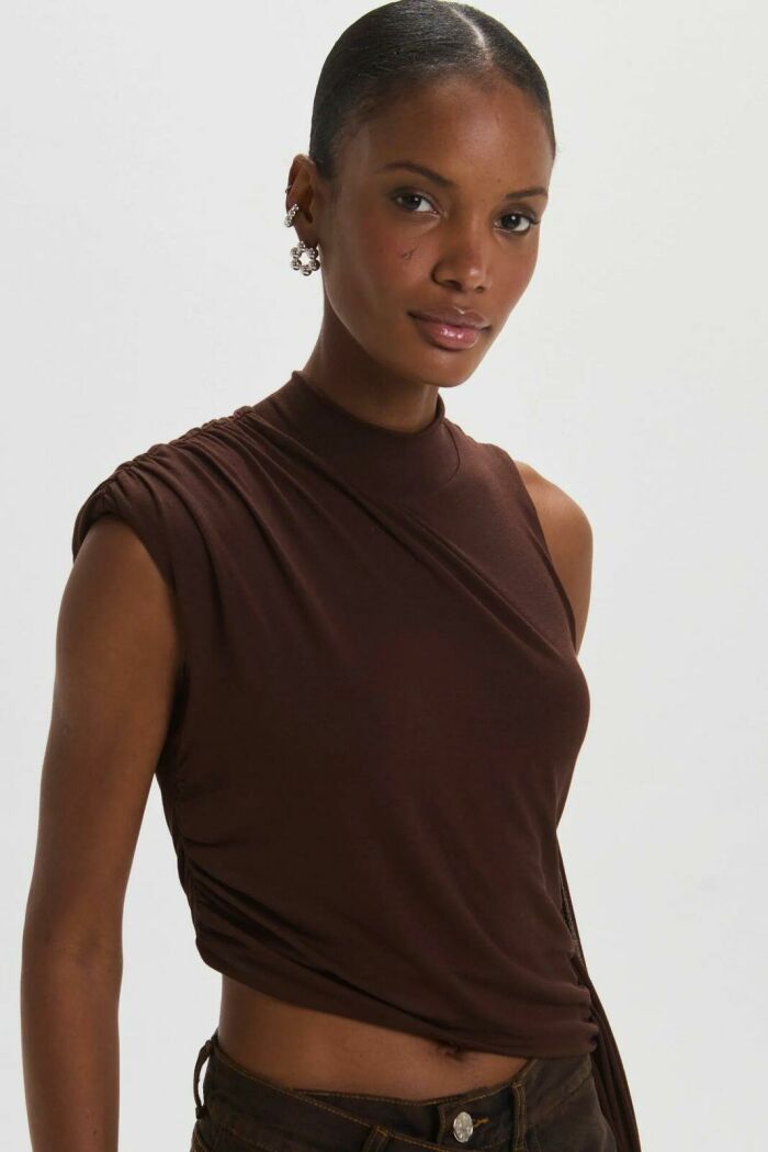 Imagem de Blusa Manuela Marrom Ganache Le Blog