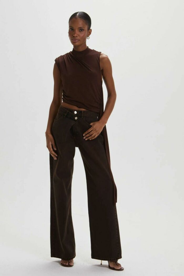Imagem de Blusa Manuela Marrom Ganache Le Blog