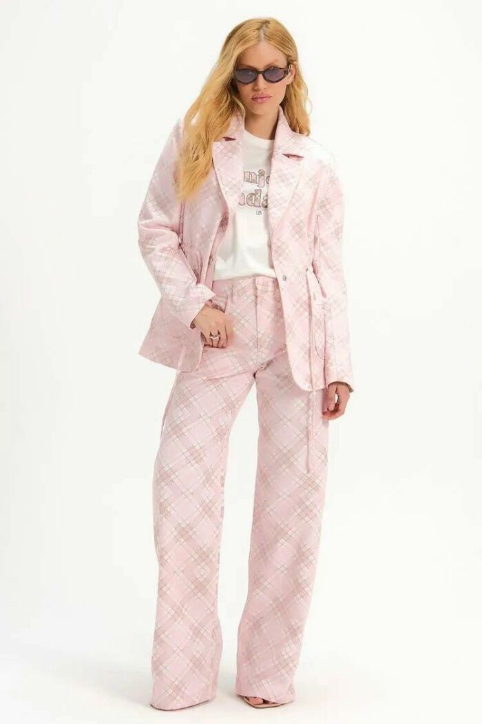 Imagem de Calça Irina Xadrez Paris Le Blog