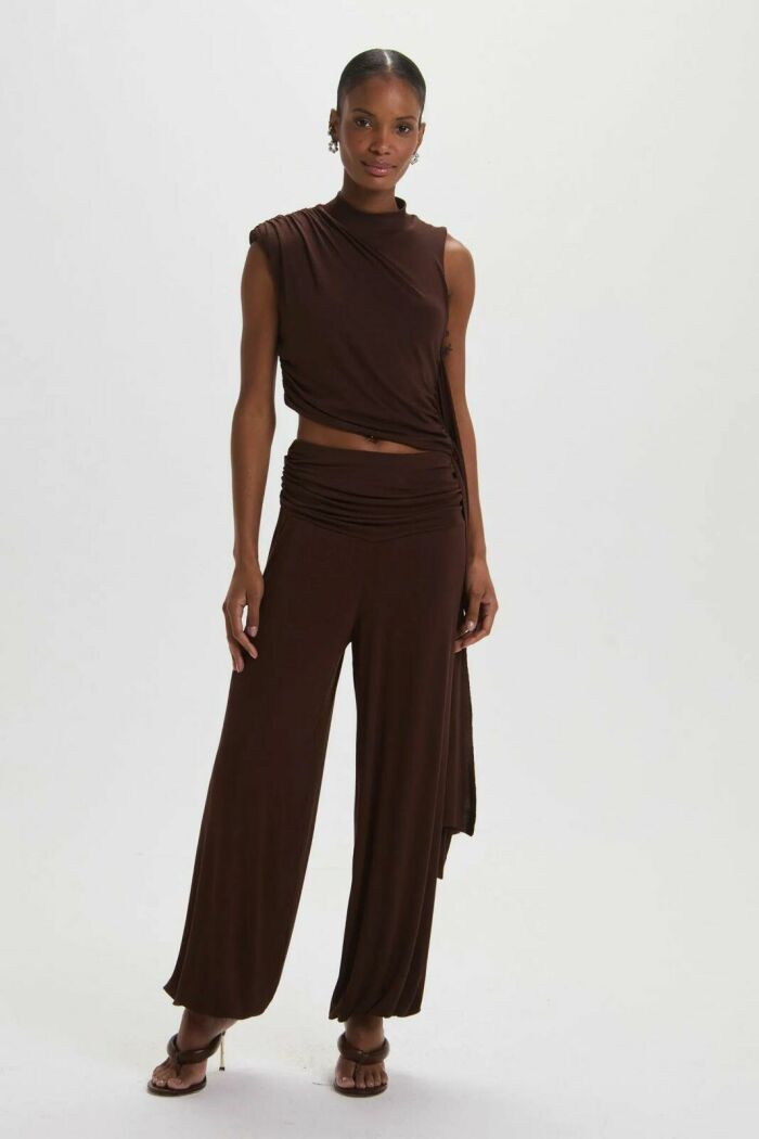 Imagem de Calça Manuela Marrom Ganache Le Blog