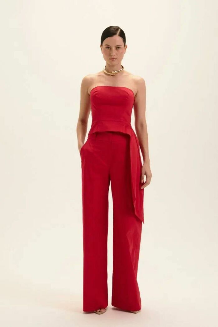 Imagem de Calça Natali Vermelho Bolero Le Blog