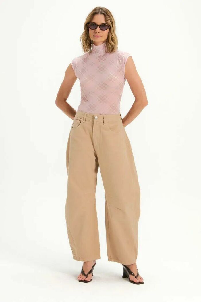 Imagem de Calça Tina Bege Fendi Le Blog