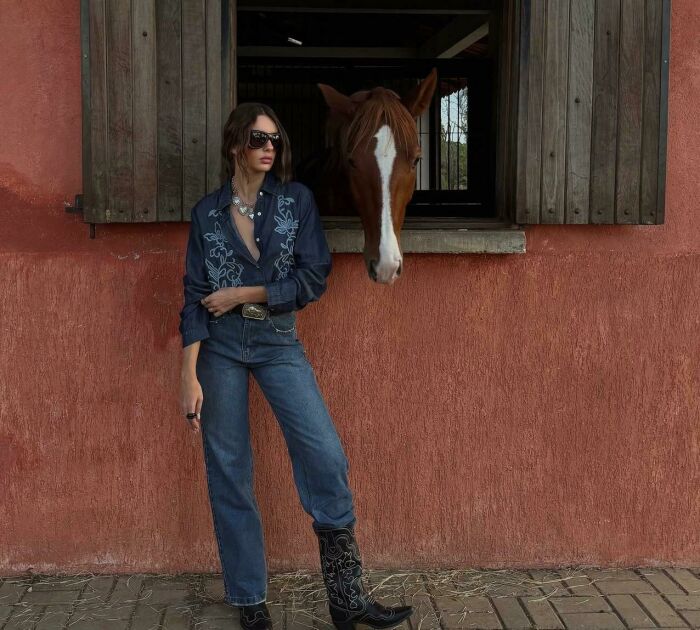 Imagem de Camisa Bordada Mais Um Fashion