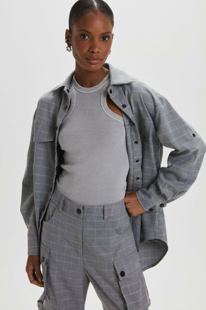 Imagem de Camisa Sophie Light Gray Le Blog