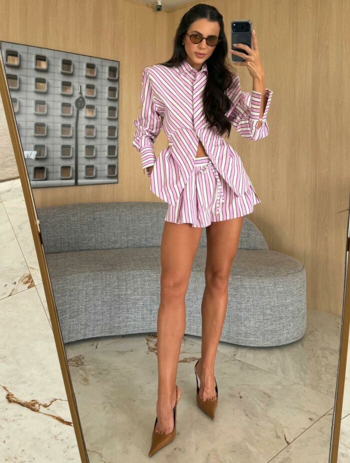 Imagem de Conjunto Maitê Listrado Cloude