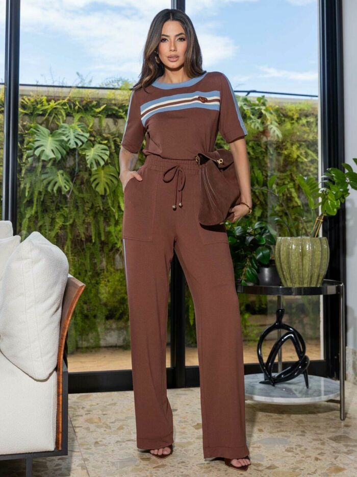 Imagem de Conjunto Moletinho Bicolor Luzia Fazzolli