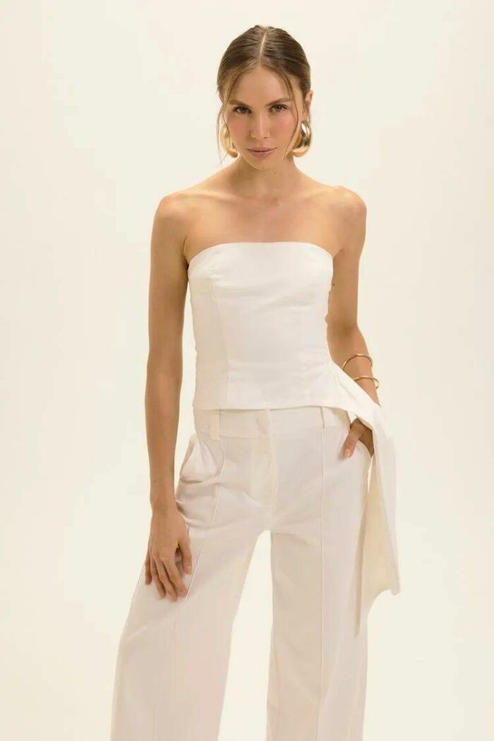 Imagem de Corselet Natali Off White Le Blog