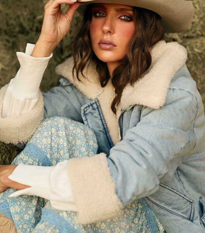 Imagem de Jaqueta Jeans Com Pelo Interno Mais Um Fashion
