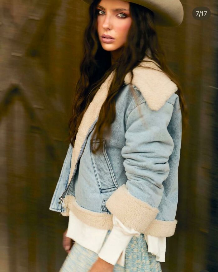 Imagem de Jaqueta Jeans Com Pelo Interno Mais Um Fashion