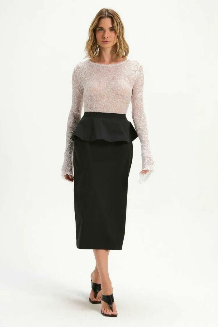 Imagem de Saia Liah Preta Le Blog