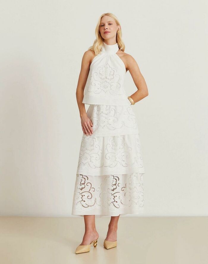 Imagem de Saia Mídi Pérola Amissima