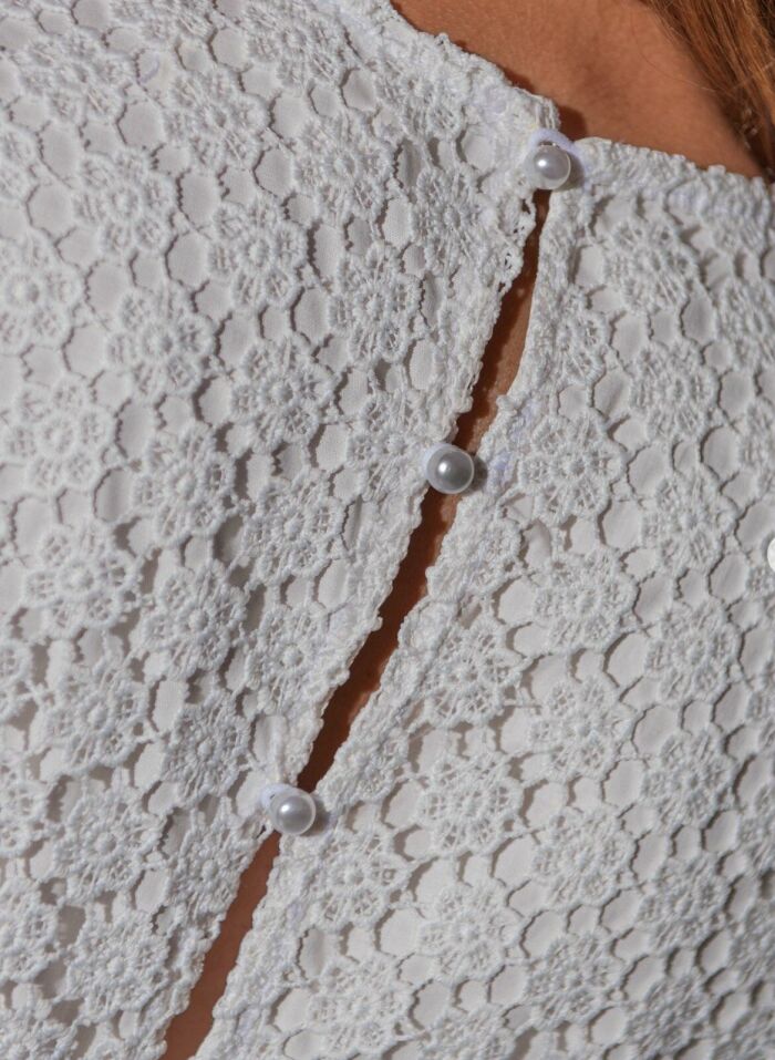 Imagem de Short-Saia Guippir Off White Olívia