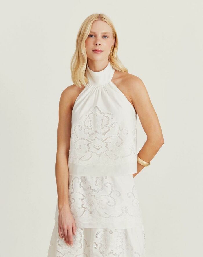 Imagem de Top Pérola Branco Amissima