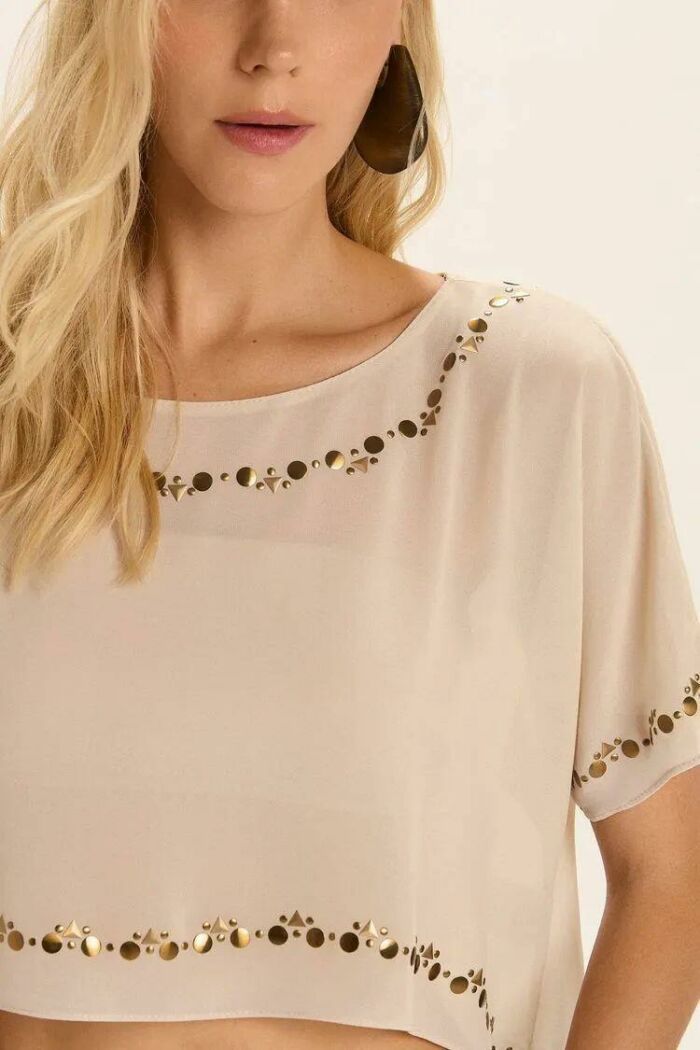 Imagem de Túnica Luiza Champagne Le Blog