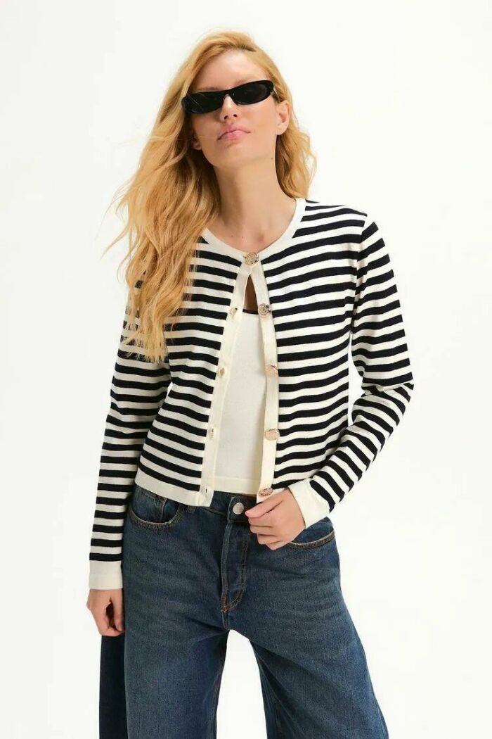 Imagem de Twin Set Naomi Off White Com Azul Le Blog