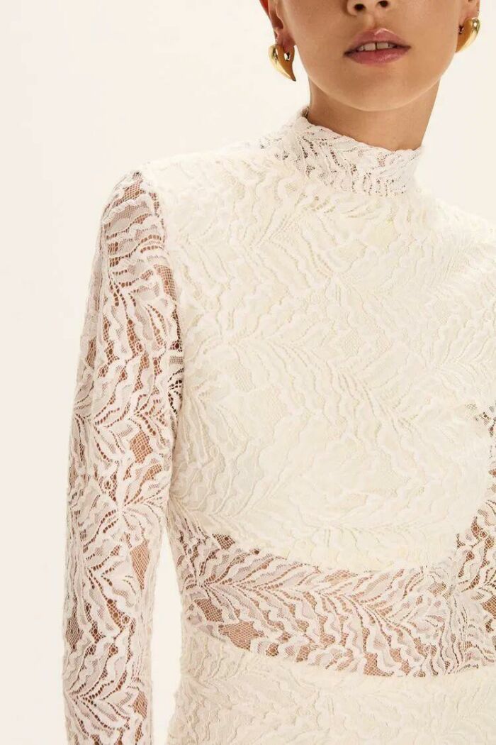 Imagem de Vestido Curto Alessandra Off White Le Blog