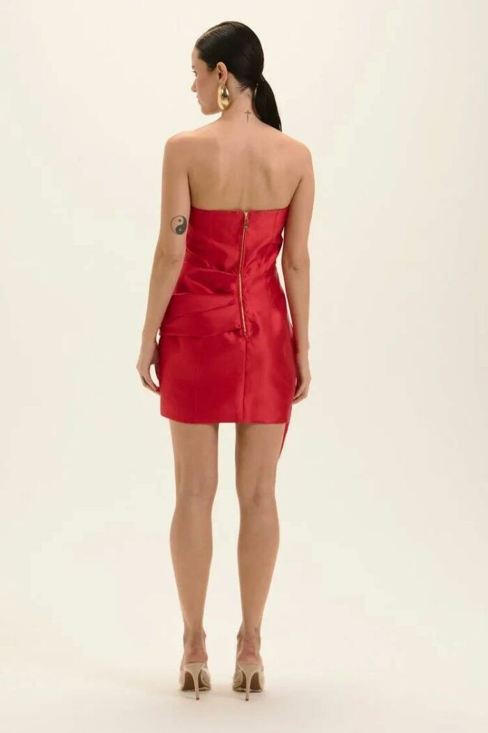 Imagem de Vestido Curto Cíntia Vermelho Bolero Le Blog
