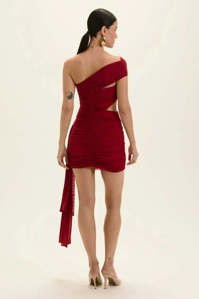 Imagem de Vestido Curto Rebeca Vermelho Bolero