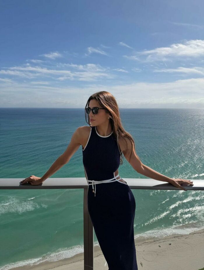 Imagem de Vestido Ivana Azul Roxo Cloude