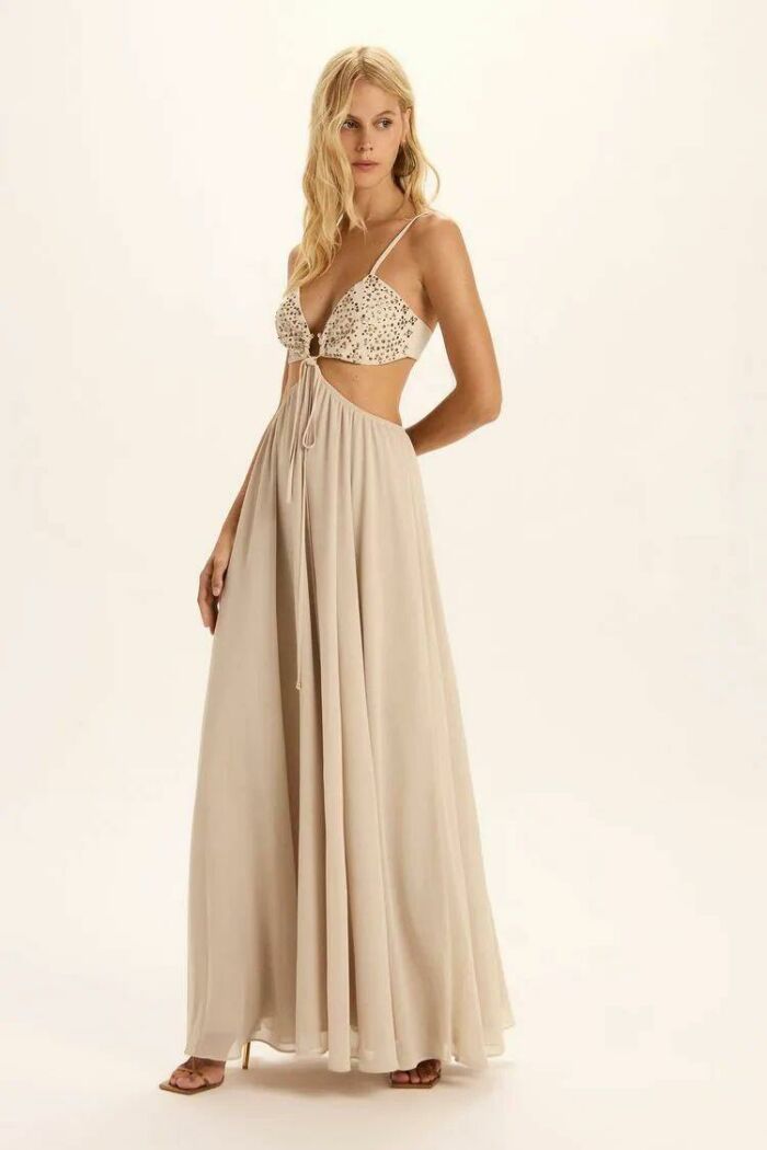 Imagem de Vestido Lilian Champagne Le Blog