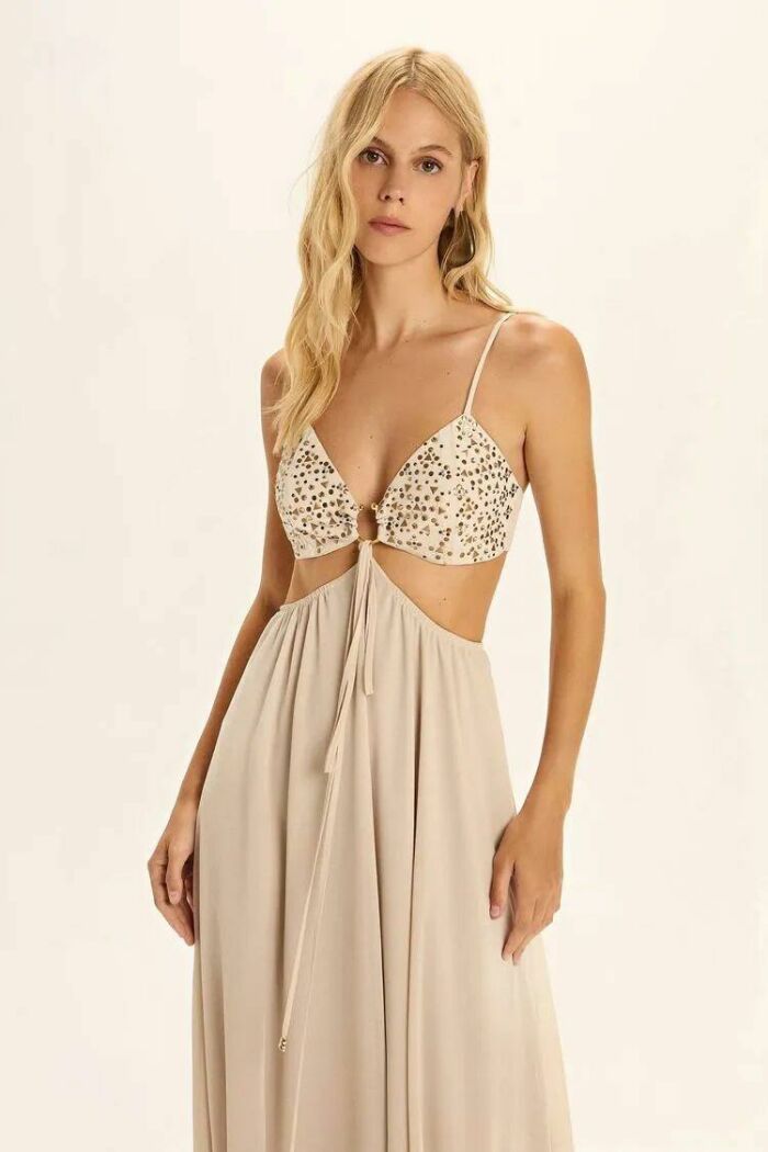 Imagem de Vestido Lilian Champagne Le Blog
