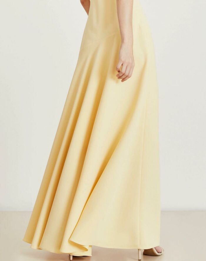 Imagem de Vestido Longo Amy Amarelo Amissima