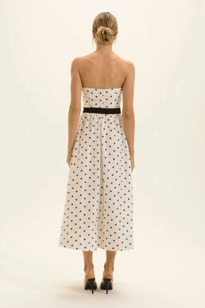 Imagem de Vestido Mídi Maísa Polka Dots Off White Le Blog