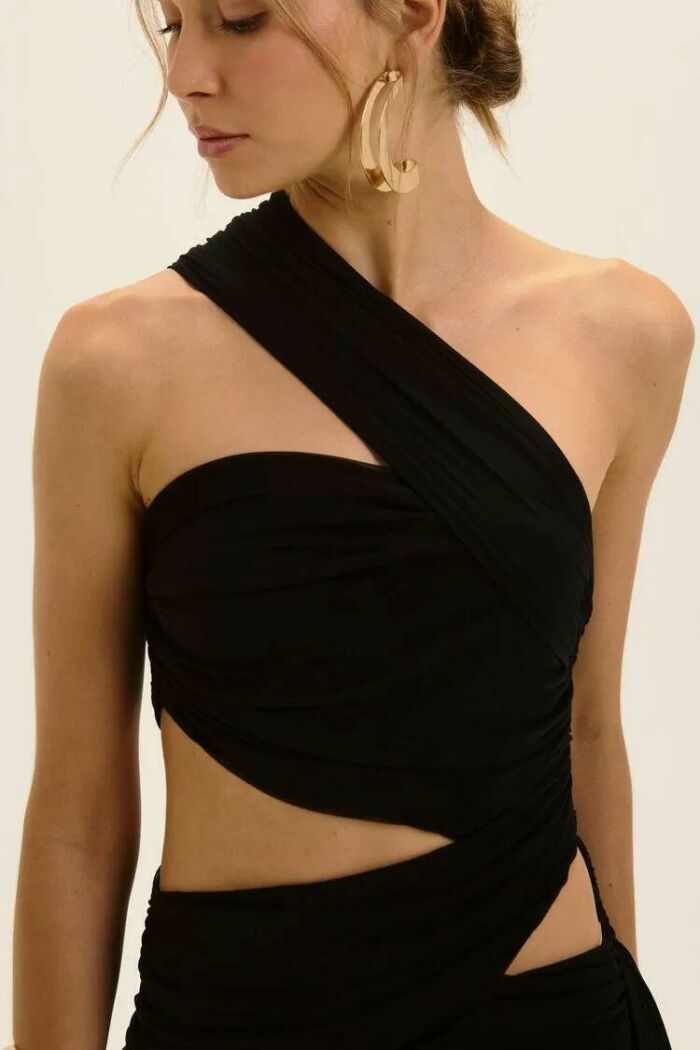 Imagem de Vestido Curto Rebeca Preto Le Blog