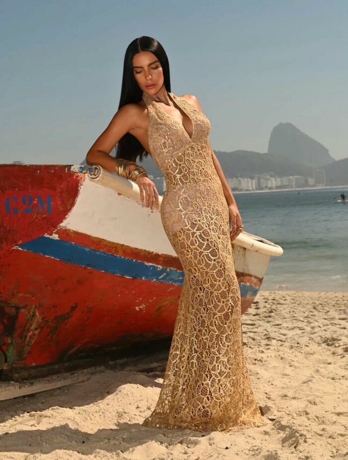 Imagem de Vestido Valentina Dourado Cloude