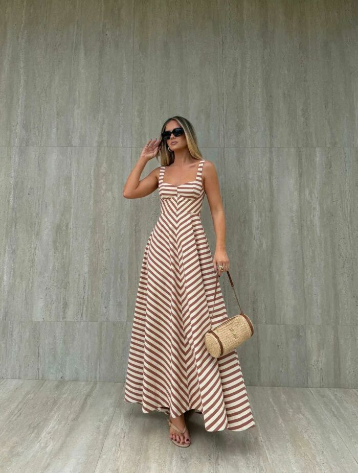 Imagem de Vestido Valesca Listrado Cloude