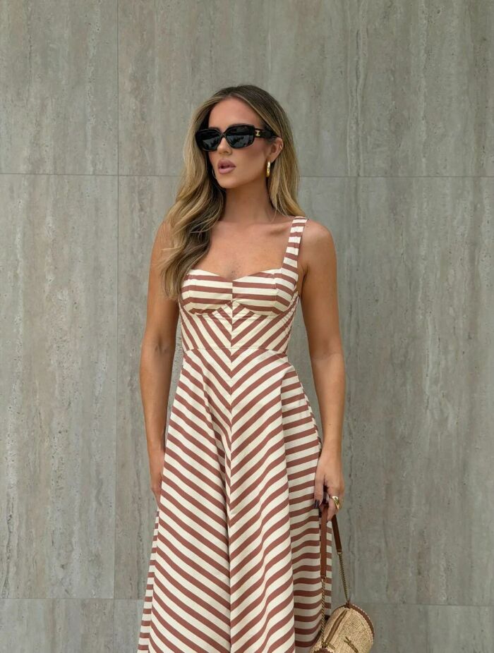 Imagem de Vestido Valesca Listrado Cloude