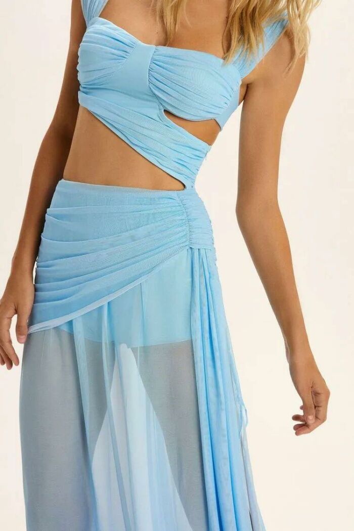 Imagem de Vestido Yara Degradê Blue Le Blog