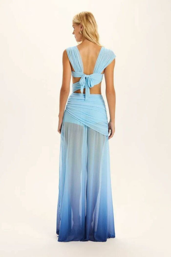 Imagem de Vestido Yara Degradê Blue Le Blog