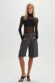 Imagem adicional 1 do item Bermuda Ursula Cinza Rock Le Blog