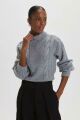 Imagem adicional 1 do item Blusa Jana Cinza Rock Le Blog